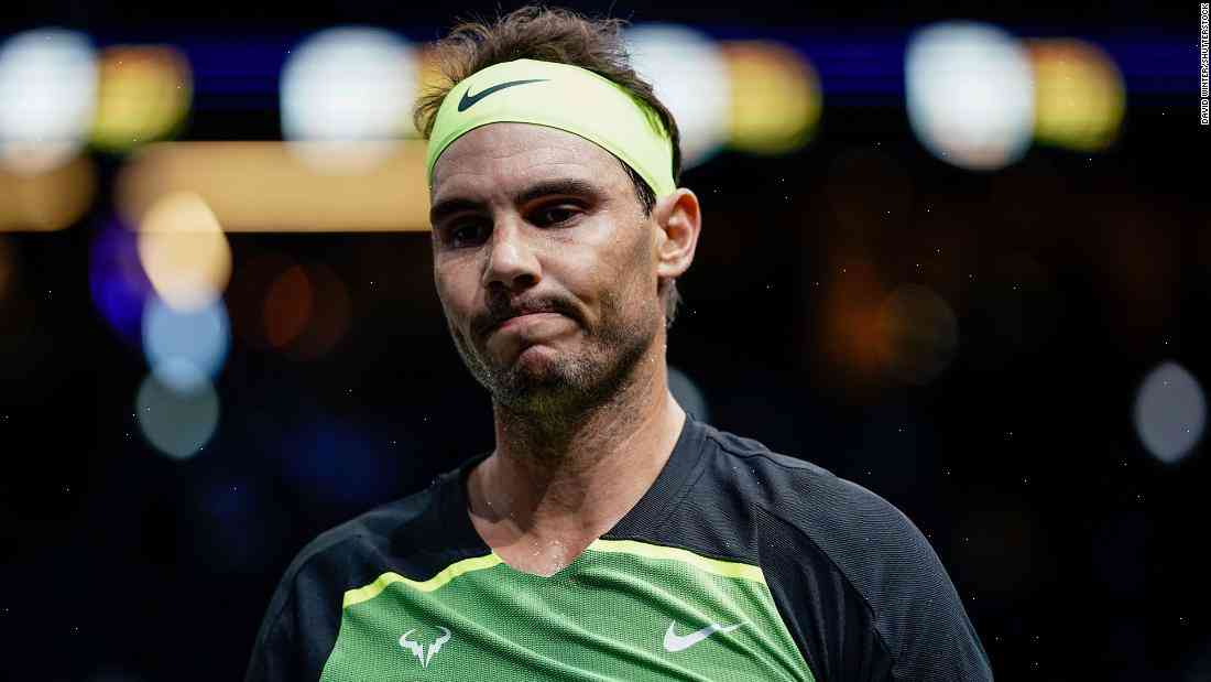 Rafael Nadal is bracing for an upset after his exit at the Paris Masters